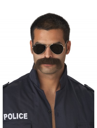 Cop Mustache, halloween costume (Cop Mustache)