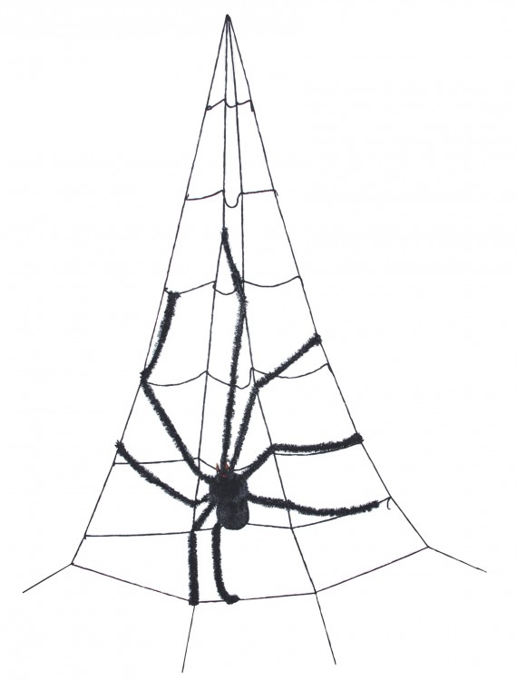 Corner Spider Web w/Spider, halloween costume (Corner Spider Web w/Spider)