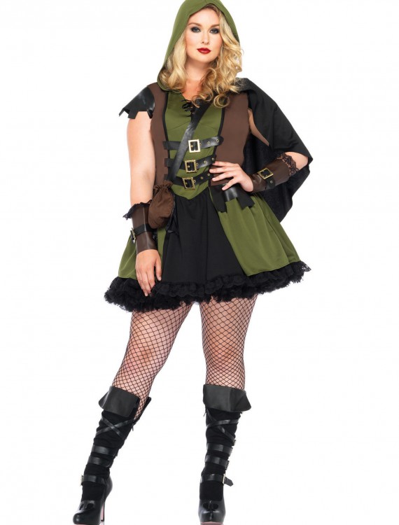 Darling Robin Hood Plus Size Costume, halloween costume (Darling Robin Hood Plus Size Costume)