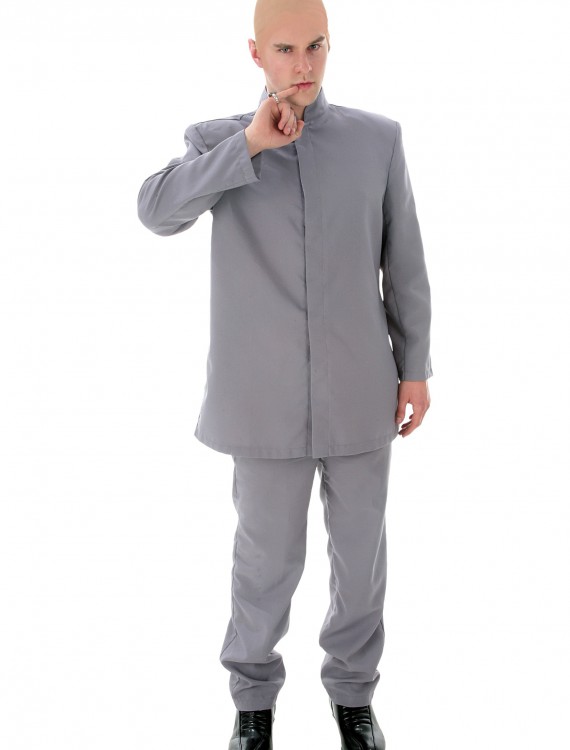 Deluxe Adult Grey Suit Costume, halloween costume (Deluxe Adult Grey Suit Costume)