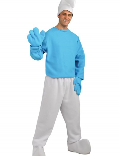 Deluxe Adult Smurf Costume, halloween costume (Deluxe Adult Smurf Costume)