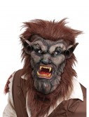 Deluxe Brown Wolf Man Mask, halloween costume (Deluxe Brown Wolf Man Mask)