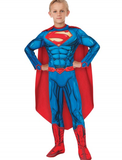 Deluxe Child Superman Costume, halloween costume (Deluxe Child Superman Costume)