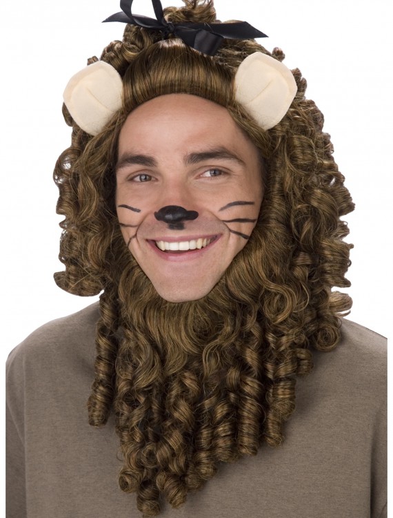Deluxe Curly Lion Wig, halloween costume (Deluxe Curly Lion Wig)
