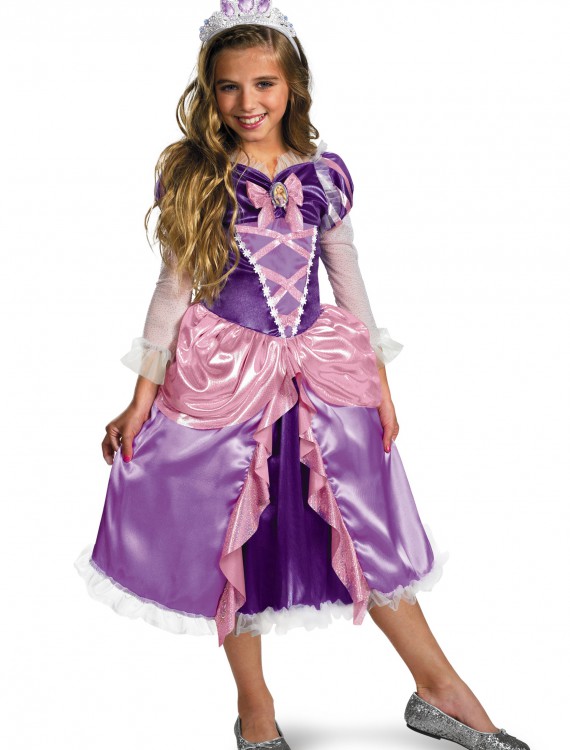 Deluxe Girls Tangled Rapunzel Costume, halloween costume (Deluxe Girls Tangled Rapunzel Costume)