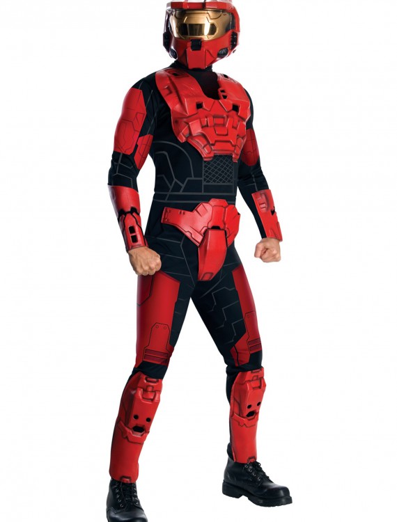 Deluxe Halo Red Spartan Costume, halloween costume (Deluxe Halo Red Spartan Costume)
