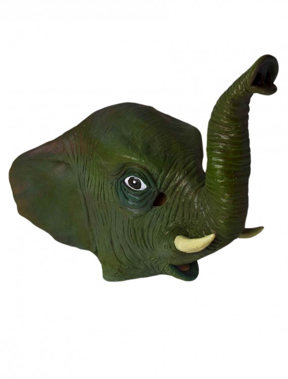 Deluxe Latex Elephant Mask, halloween costume (Deluxe Latex Elephant Mask)