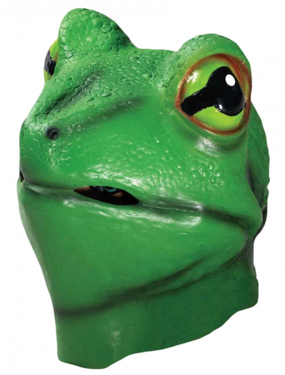 Deluxe Latex Frog Mask, halloween costume (Deluxe Latex Frog Mask)