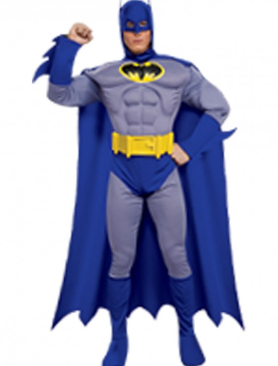 Deluxe Muscle Chest Batman Costume, halloween costume (Deluxe Muscle Chest Batman Costume)