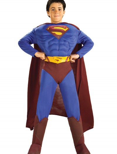Deluxe Muscle Chest Superman Costume, halloween costume (Deluxe Muscle Chest Superman Costume)
