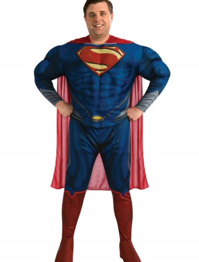 Deluxe Superman Plus Size Costume, halloween costume (Deluxe Superman Plus Size Costume)