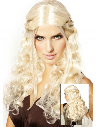 Dragon Princess Wig Platinum Blonde, halloween costume (Dragon Princess Wig Platinum Blonde)