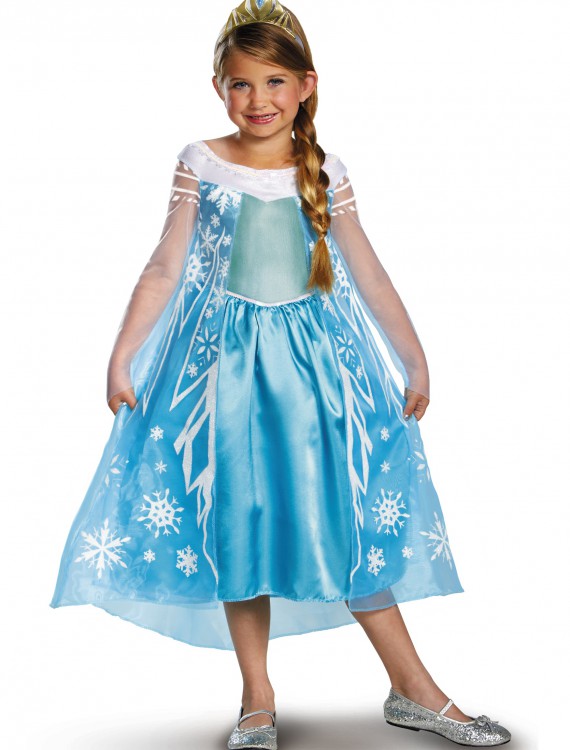 Elsa Deluxe Frozen Costume, halloween costume (Elsa Deluxe Frozen Costume)