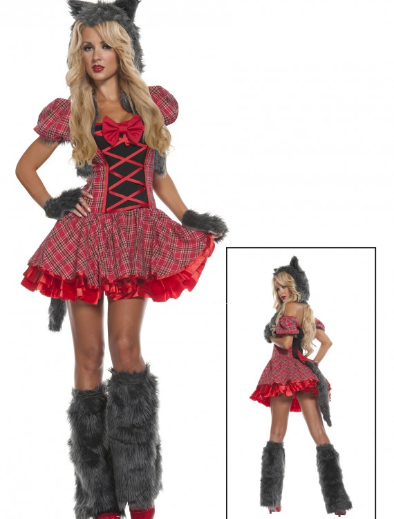 Exclusive Sexy Red Riding Wolf Costume, halloween costume (Exclusive Sexy Red Riding Wolf Costume)