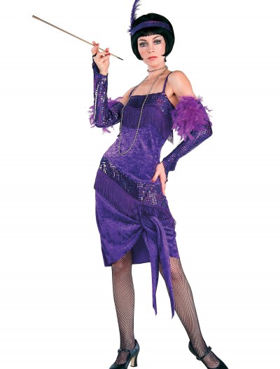 Fabulous Purple Flapper Costume, halloween costume (Fabulous Purple Flapper Costume)