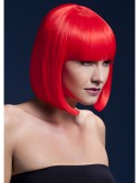 Styleable Fever Elise Neon Red Wig, halloween costume (Styleable Fever Elise Neon Red Wig)