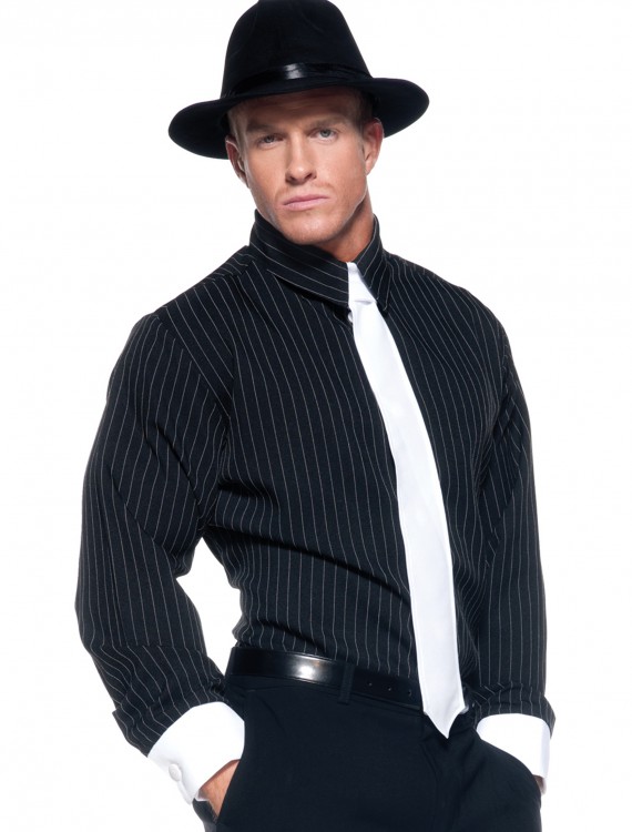 Striped Gangster Shirt, halloween costume (Striped Gangster Shirt)