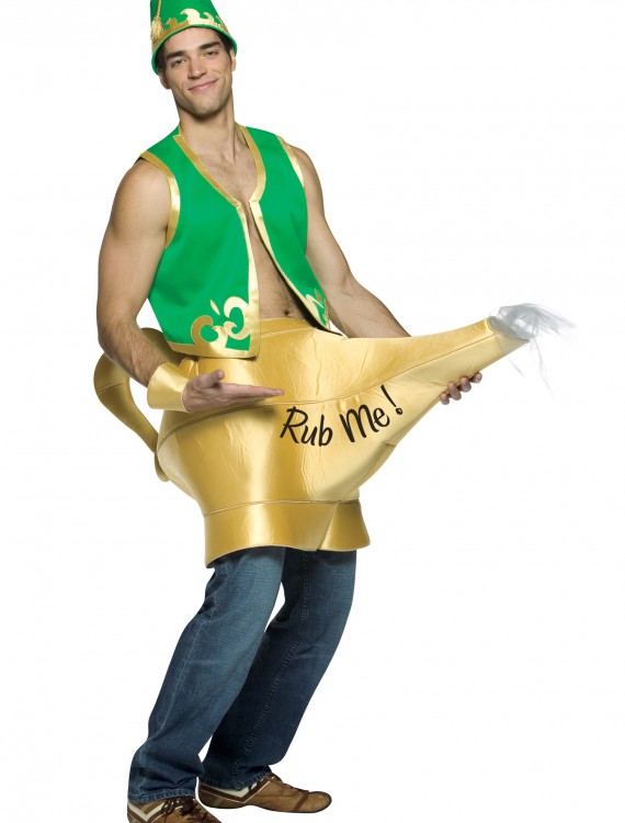 Genie and Magic Lamp Costume, halloween costume (Genie and Magic Lamp Costume)
