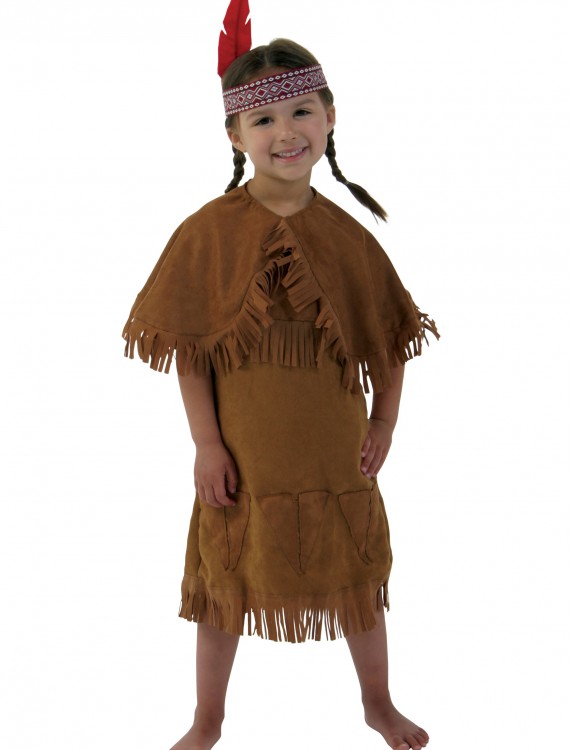 Girls American Indian Toddler Costume, halloween costume (Girls American Indian Toddler Costume)