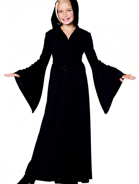 Girls Black Robe, halloween costume (Girls Black Robe)