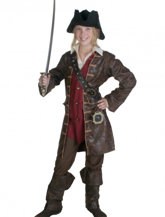 Girls Caribbean Pirate Costume, halloween costume (Girls Caribbean Pirate Costume)