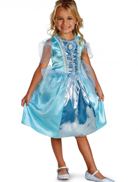 Girls Cinderella Sparkle Classic Costume, halloween costume (Girls Cinderella Sparkle Classic Costume)