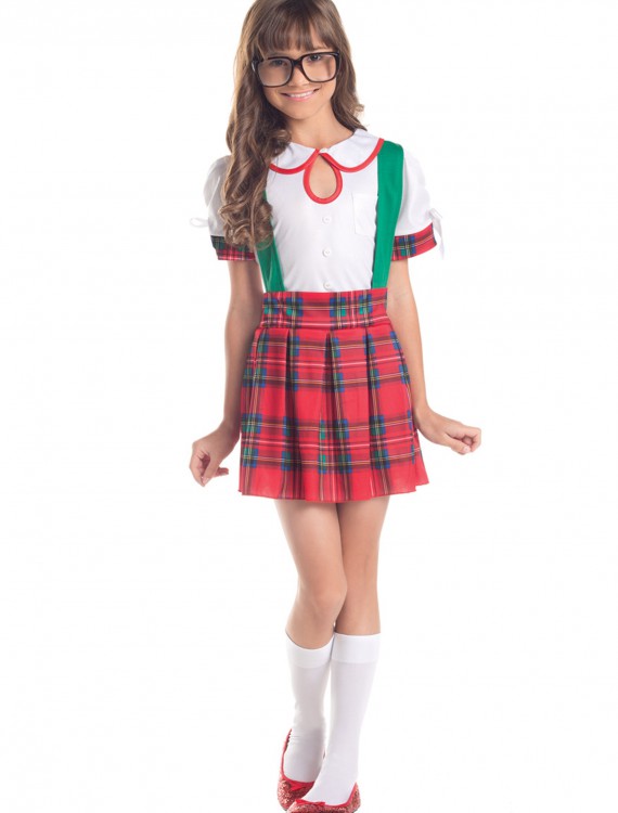 Girls Classroom Nerd Costume, halloween costume (Girls Classroom Nerd Costume)