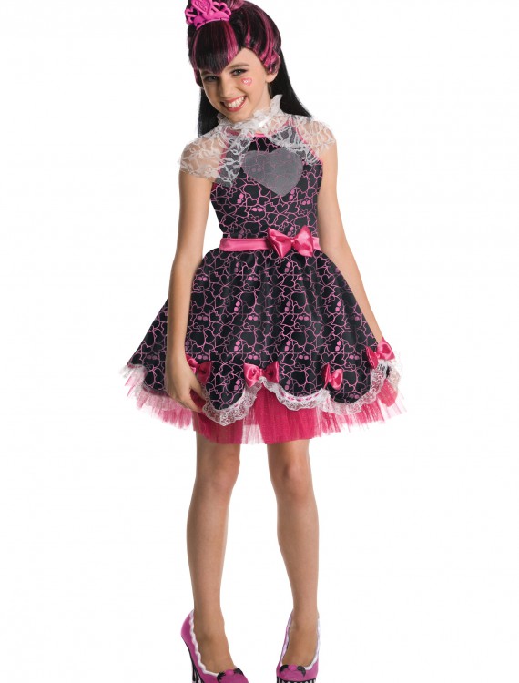 Girls Draculaura "Sweet 1600" Costume, halloween costume (Girls Draculaura "Sweet 1600" Costume)