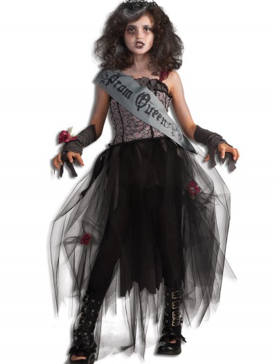 Girls Goth Prom Queen Costume, halloween costume (Girls Goth Prom Queen Costume)
