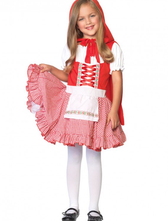 Girls Lil Miss Red Riding Hood Costume, halloween costume (Girls Lil Miss Red Riding Hood Costume)