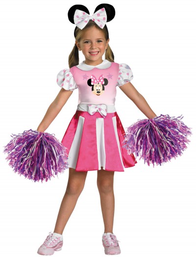 Girls Minnie Mouse Cheerleader Costume, halloween costume (Girls Minnie Mouse Cheerleader Costume)