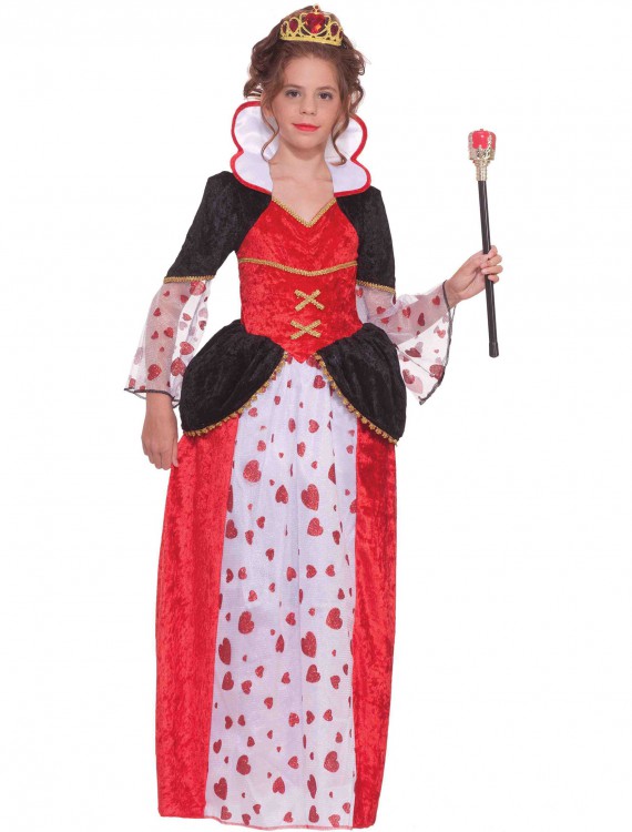 Girls Queen of Hearts Costume, halloween costume (Girls Queen of Hearts Costume)