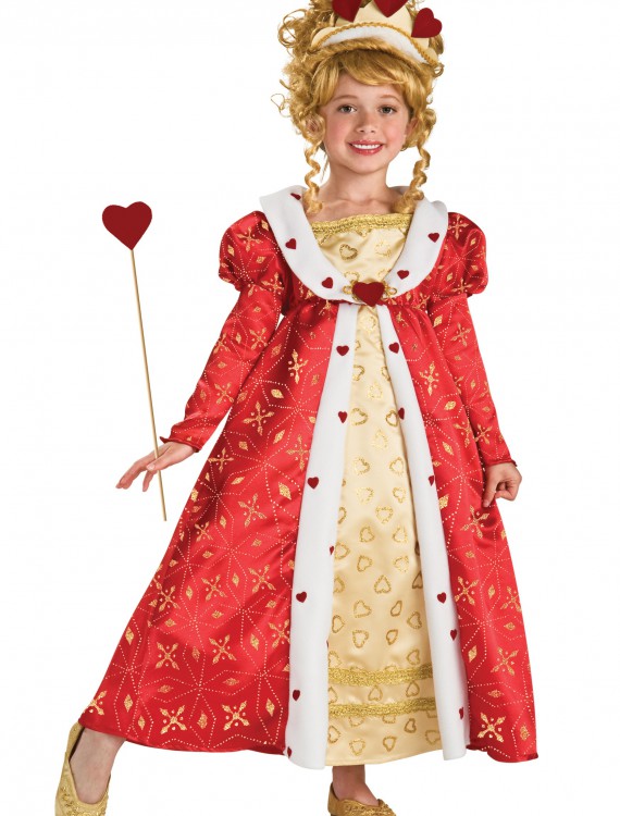 Girls Red Heart Princess Costume, halloween costume (Girls Red Heart Princess Costume)