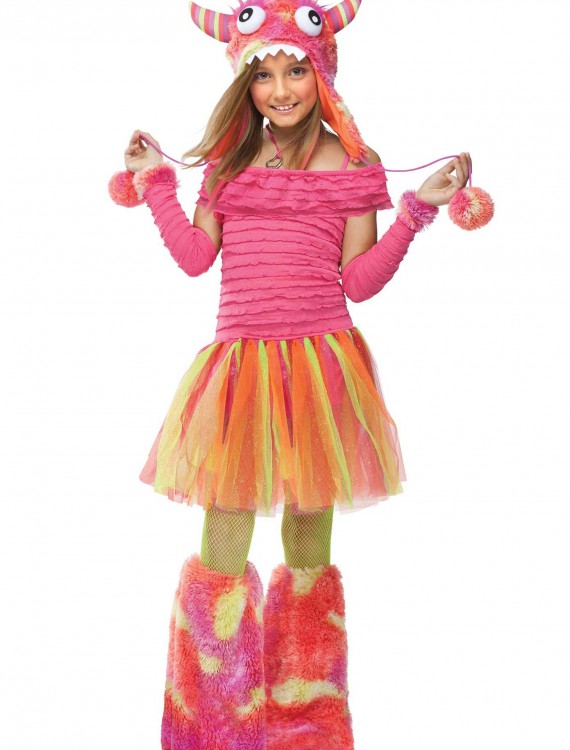 Girls Wild Child Monster Costume, halloween costume (Girls Wild Child Monster Costume)