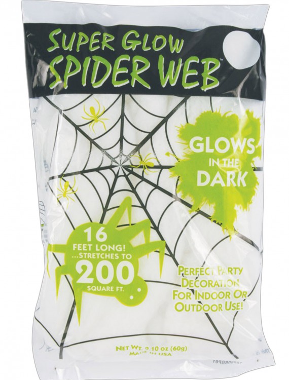 Glow in the Dark Spider Webs, halloween costume (Glow in the Dark Spider Webs)