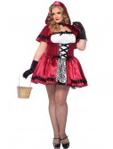 Gothic Red Riding Hood Plus Size Costume, halloween costume (Gothic Red Riding Hood Plus Size Costume)