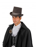 Gray Coachman Hat, halloween costume (Gray Coachman Hat)