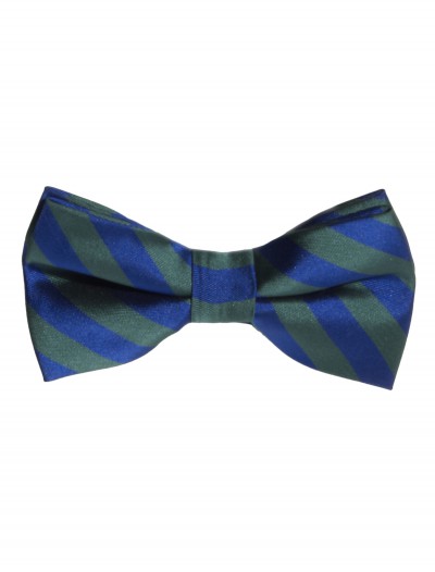 Green/Blue Striped Bow Tie, halloween costume (Green/Blue Striped Bow Tie)