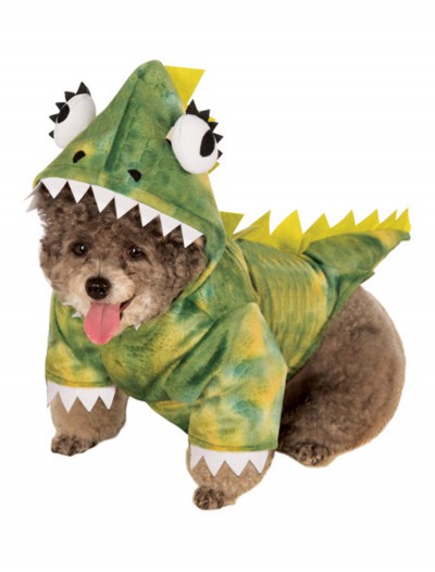 Green Dinosaur Hoodie Pet Costume, halloween costume (Green Dinosaur Hoodie Pet Costume)