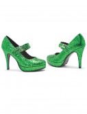 Green Glitter Shoes, halloween costume (Green Glitter Shoes)