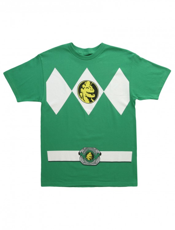 Green Power Ranger T-Shirt, halloween costume (Green Power Ranger T-Shirt)