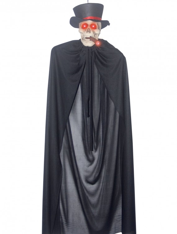 Hanging Cigar Smoking Skeleton, halloween costume (Hanging Cigar Smoking Skeleton)