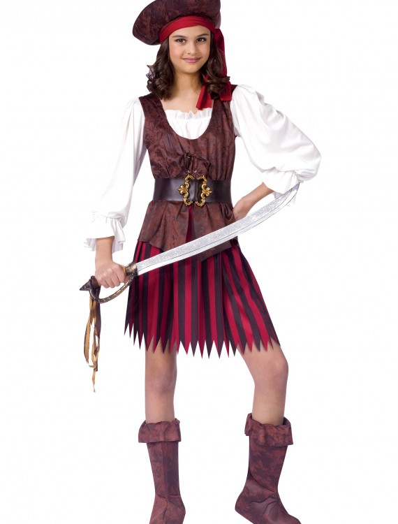 High Seas Pirate Girl Costume, halloween costume (High Seas Pirate Girl Costume)