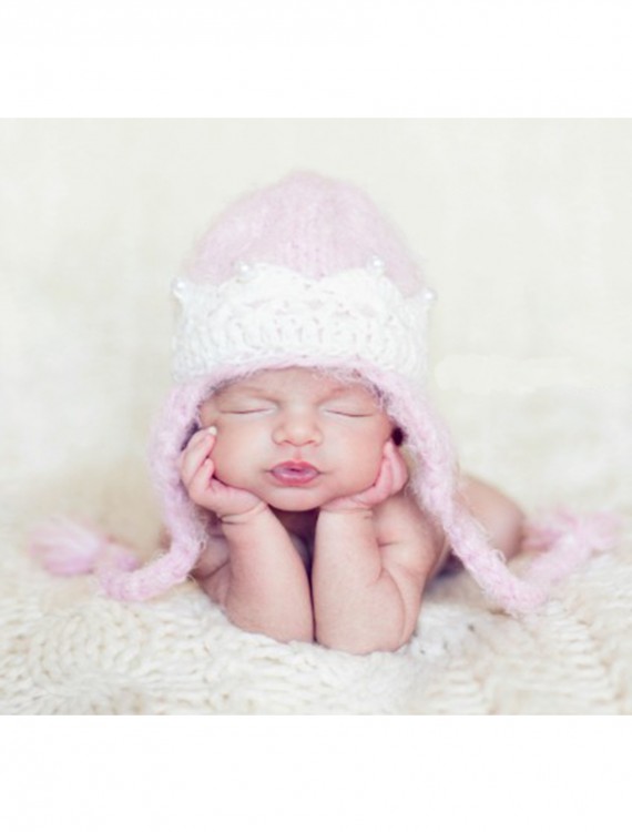 Infant Pink Princess Crown Hat, halloween costume (Infant Pink Princess Crown Hat)