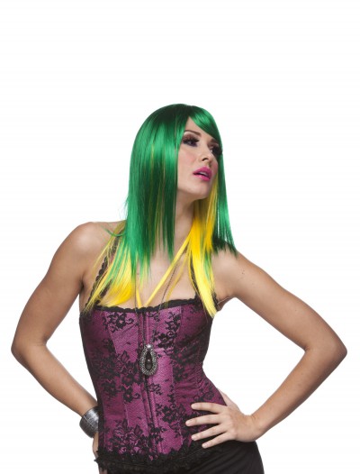 Jewel Emerald and Yellow Wig, halloween costume (Jewel Emerald and Yellow Wig)