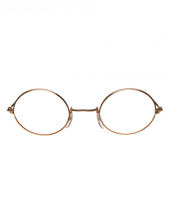 John Glasses Gold and Clear, halloween costume (John Glasses Gold and Clear)