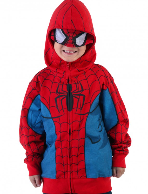 Juvenile Spider-Man Costume Hoodie, halloween costume (Juvenile Spider-Man Costume Hoodie)