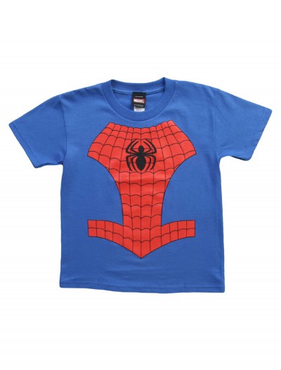 Juvy Classic Spider-Man Costume TShirt, halloween costume (Juvy Classic Spider-Man Costume TShirt)