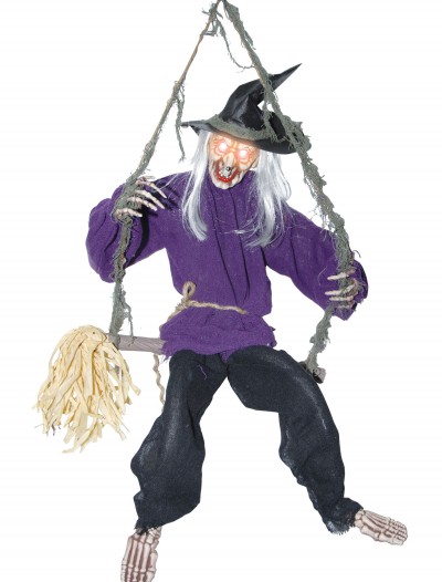 Kicking Witch on Swing, halloween costume (Kicking Witch on Swing)