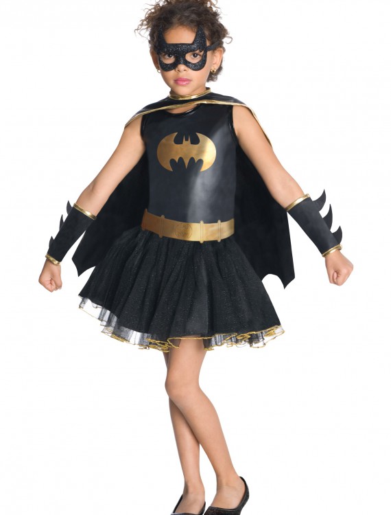 Kids Batgirl Tutu Costume, halloween costume (Kids Batgirl Tutu Costume)